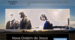 Desktop Screenshot of novaordemdejesus.com.br