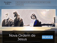 Tablet Screenshot of novaordemdejesus.com.br